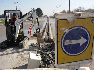 Beton Alanında Kazı